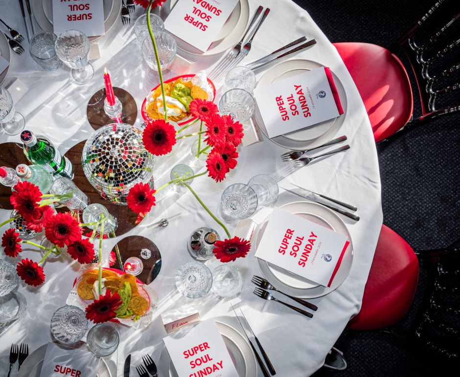 Super Soul Sunday tafel