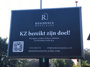 Residence Makelaars sponsorbord